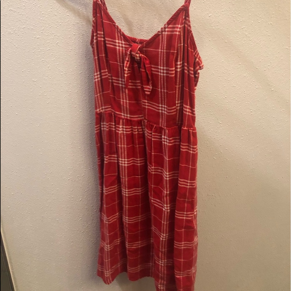 CUTE RED PICNIC DRESS